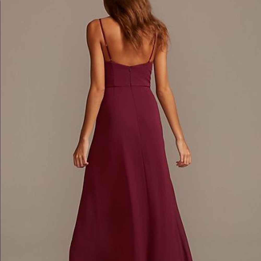 Spaghetti Strap Ruffle Front Dress - Picture 2 of 7